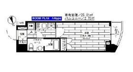 グランドコンシェルジュ広尾 3階 間取り図