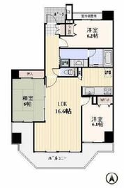 プロスペクト清澄庭園 204 間取り図