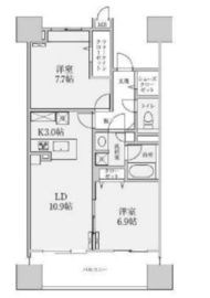 ロイヤルパークスシーサー南千住 311 間取り図