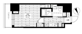 グランドコンシェルジュ六本木 5階 間取り図