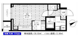 グランドコンシェルジュ六本木 3階 間取り図