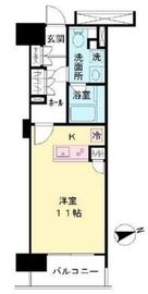 メゾンカルム代々木公園 203 間取り図