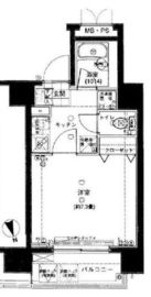 ヴェルト銀座イースト 5階 間取り図