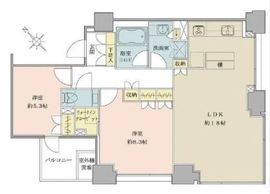 シティタワー九段下 12階 間取り図