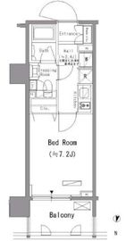 パークアクシス住吉 607 間取り図