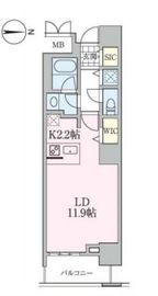 ロイヤルパークスタワー南千住 1416 間取り図