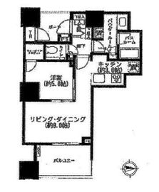 ドゥ・トゥール 49階 間取り図