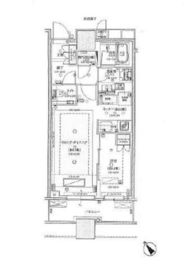 ブリリアタワーズ目黒 17階 間取り図