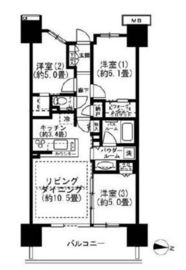 シティテラス東陽町 2階 間取り図