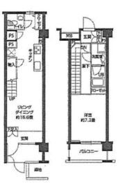 ニューシティアパートメンツ亀戸 214 間取り図