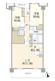 ウェリス四ツ谷 5階 間取り図