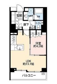 パークハウス品川中延 3階 間取り図