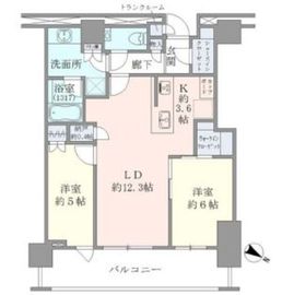 ブリリアザ・タワー東京八重洲アベニュー 3階 間取り図