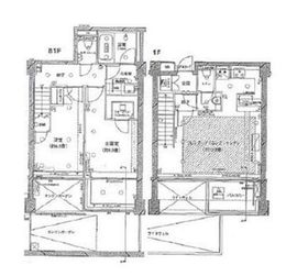 ピアース中目黒 1階 間取り図