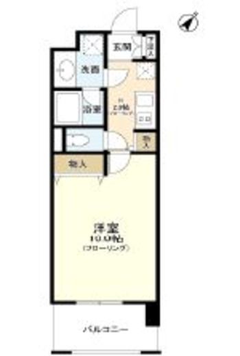 プロスペクト東雲橋 601 間取り図