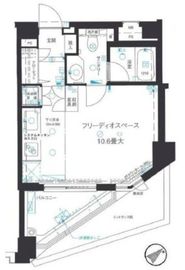 朝日マンション赤坂南部坂 2階 間取り図