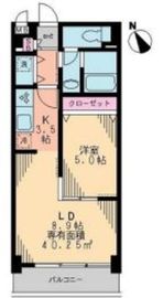 リヴェール三軒茶屋 103 間取り図