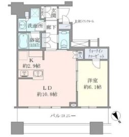 ブリリアタワーズ目黒 8階 間取り図