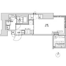 グランディオール広尾テラス 907 間取り図