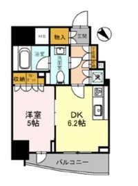 フィールM西新宿 4階 間取り図