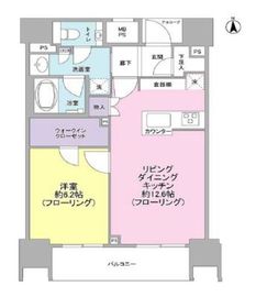 グローベル新大久保マスターズゲート 6階 間取り図