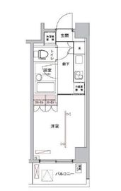 フィース神楽坂 1階 間取り図