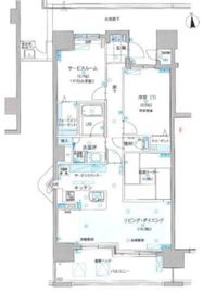 ロイヤルパークス荻窪 306 間取り図