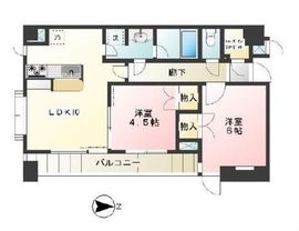 パラッシオ目黒不動前 7階 間取り図