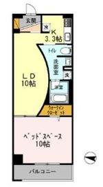 ロイヤルパークス梅島 502 間取り図