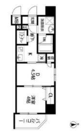 ルクレ東上野レジデンス 505 間取り図