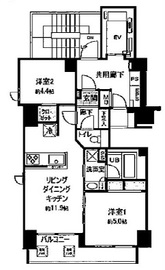 アルティザ東銀座 12階 間取り図