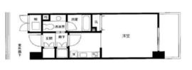 クリプトメリア目黒 206 間取り図