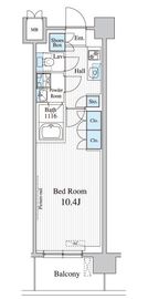 プレノ清澄庭園 715 間取り図