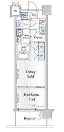 プレノ清澄庭園 220 間取り図