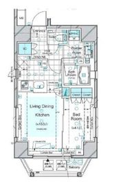 ドゥーエ三田 204 間取り図