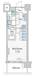 プレノ清澄庭園 203 間取り図