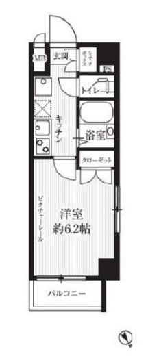 HF武蔵小山レジデンス 605 間取り図