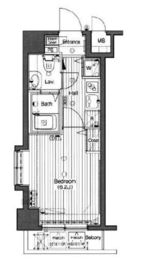 グランド・ガーラ高輪 6階 間取り図