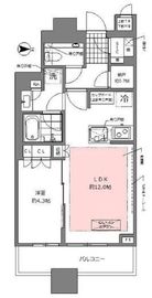 ブリリアタワーズ目黒 18階 間取り図