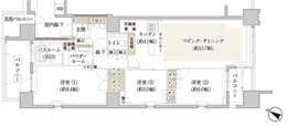 プレミスト白金台 12階 間取り図