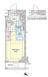 シェル品川戸越 320 間取り図