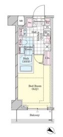 シェル品川戸越 317 間取り図