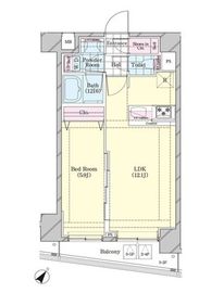 シェル品川戸越 303 間取り図