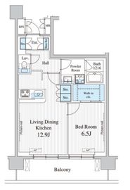 プレノ清澄庭園 224 間取り図