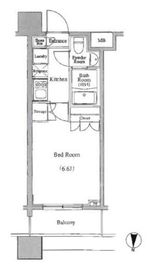 レジディア錦糸町 701 間取り図