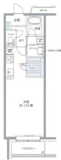 プライムアーバン豊洲 627 間取り図