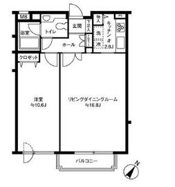 参宮橋マンション 208 間取り図