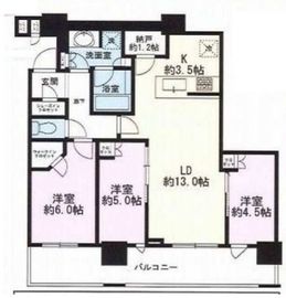 ブリリアザ・タワー東京八重洲アベニュー 11階 間取り図