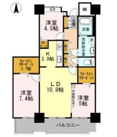 品川シーサイドビュータワー1 2809 間取り図