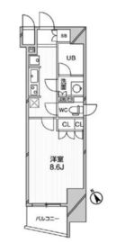 デュオステージ後楽園 1102 間取り図